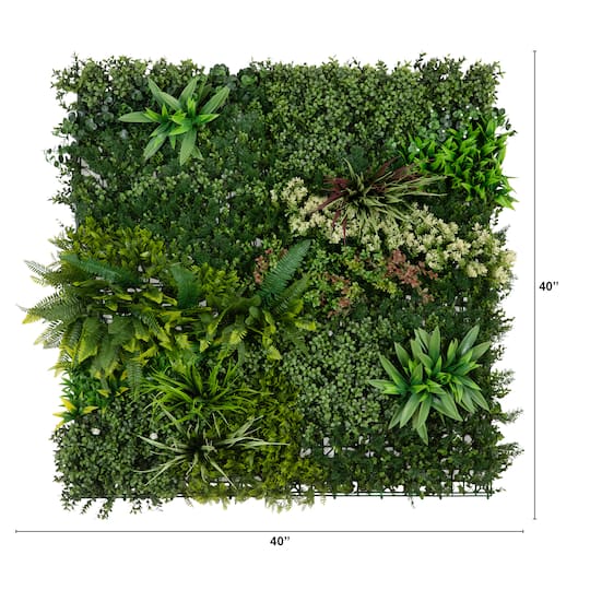 40" Madagascar Forest Artificial Living Wall Panel